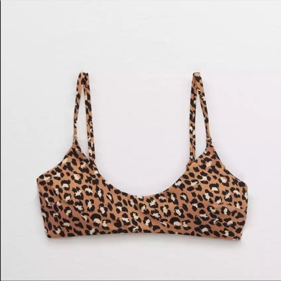 NWT AE Leopard Print Bikini Top - Picture 7 of 7